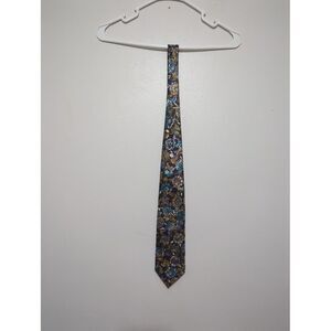 Buckingham Mens Floral Pattern‎ Vibrant MultiColor Tie
